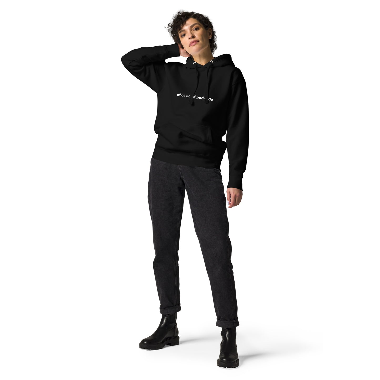 Black unisex Hoodie