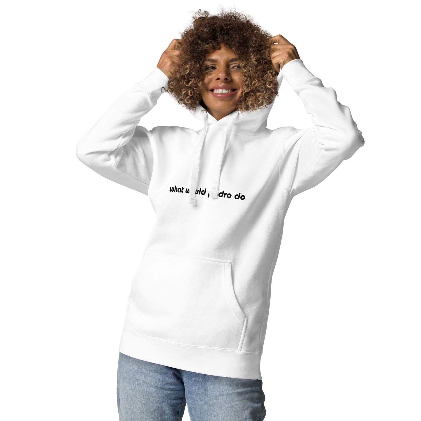 White unisex Hoodie