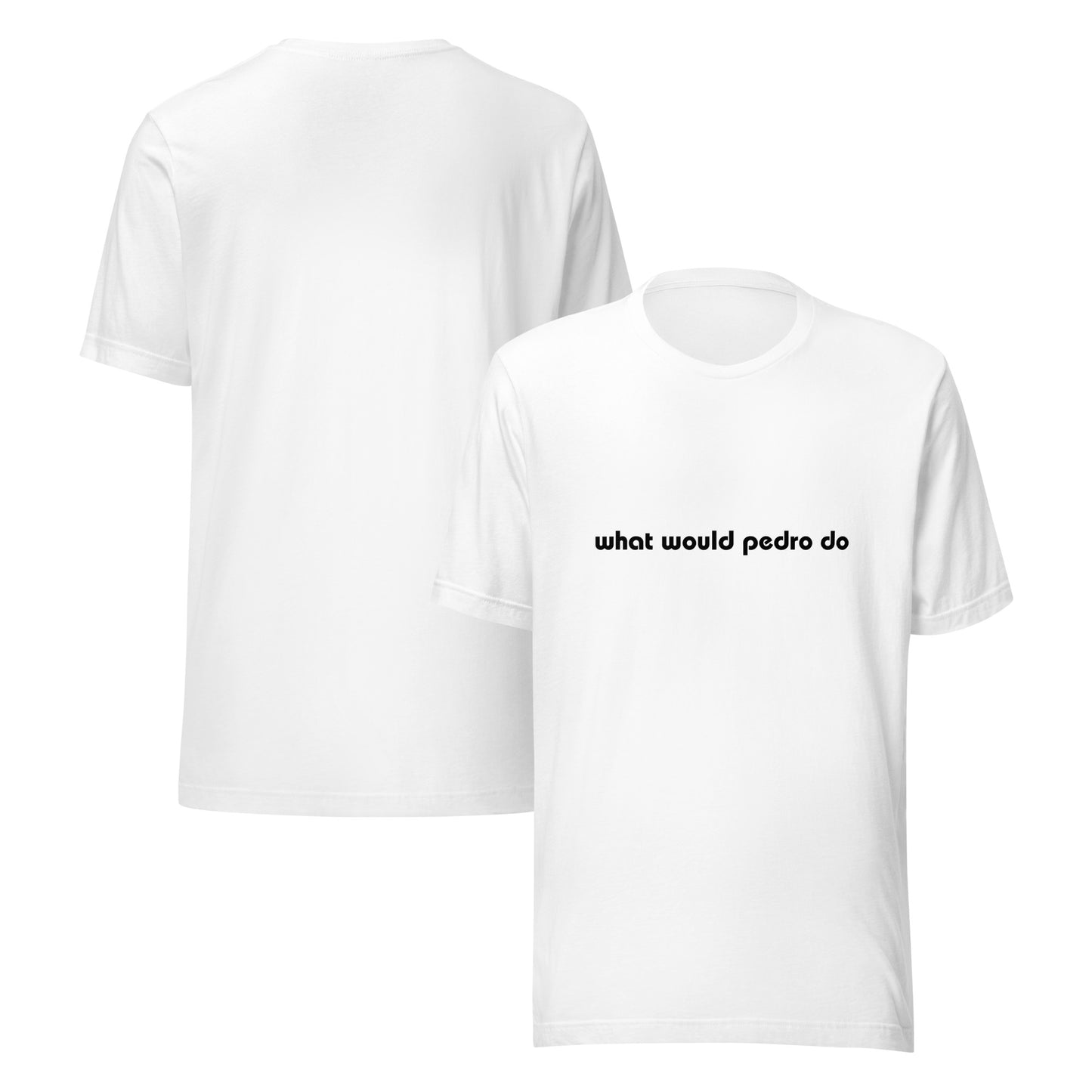 White unisex t-shirt