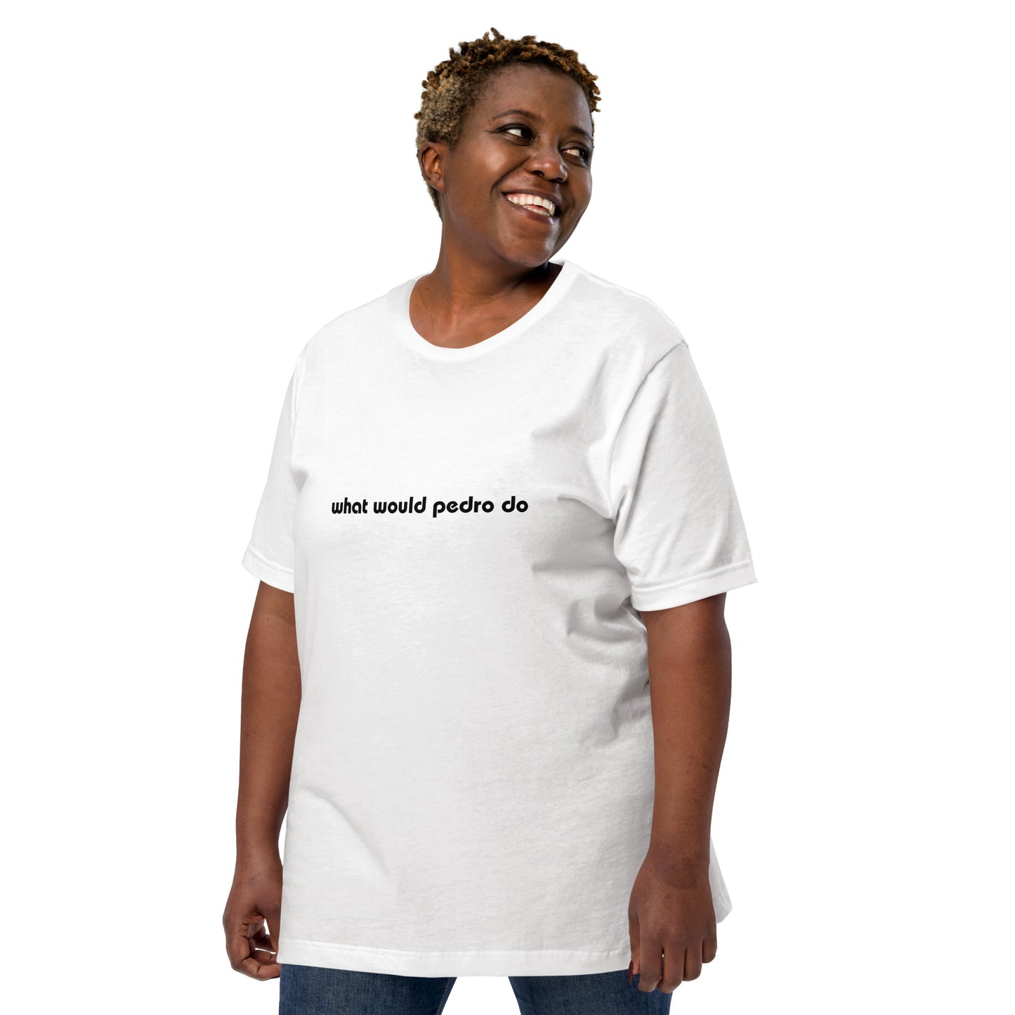 White unisex t-shirt